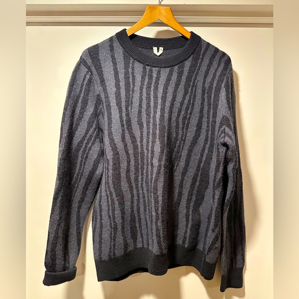 Arket wool, stripe print jumper.
